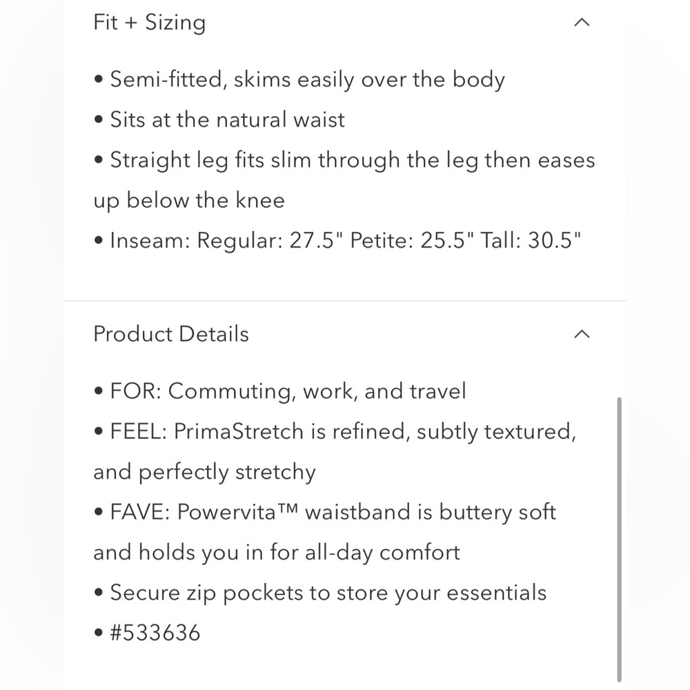 Athleta Navy Blue Endless Women's Pants - Picture 6 of 7